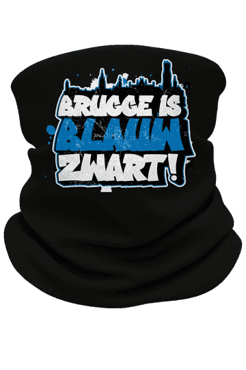 Brugge is blauw zwart! Halswärmer