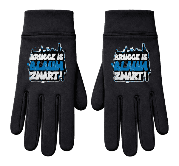 Brugge is blauw zwart! Handschuhe