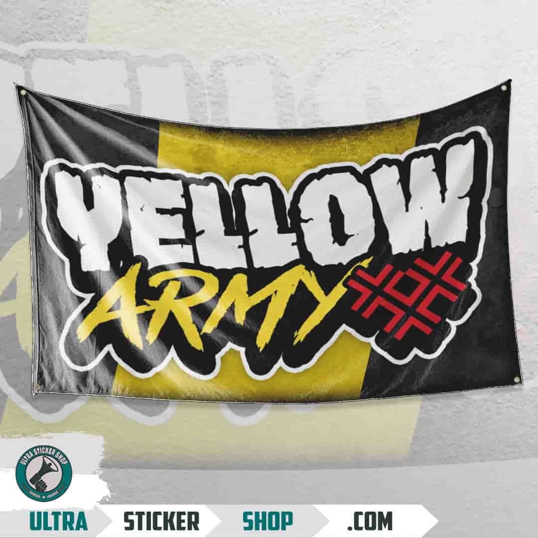 Yellow Army Flagge