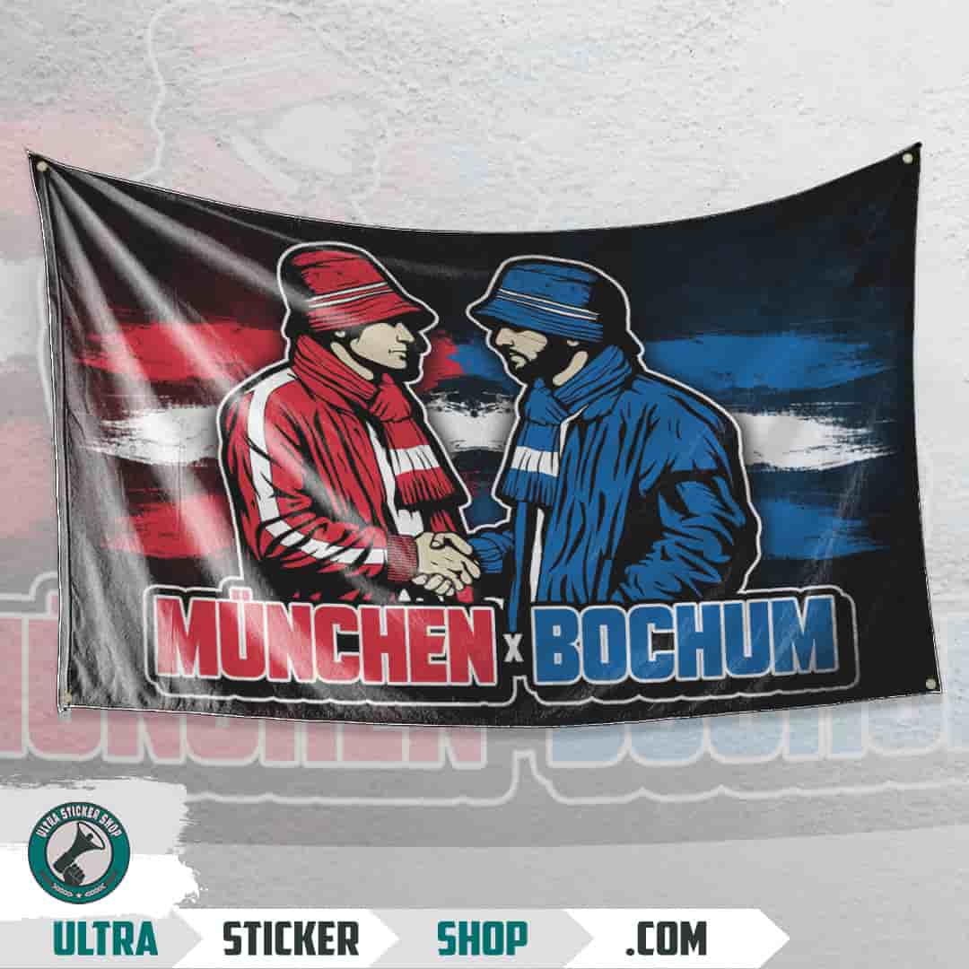 München X Bochum Flagg