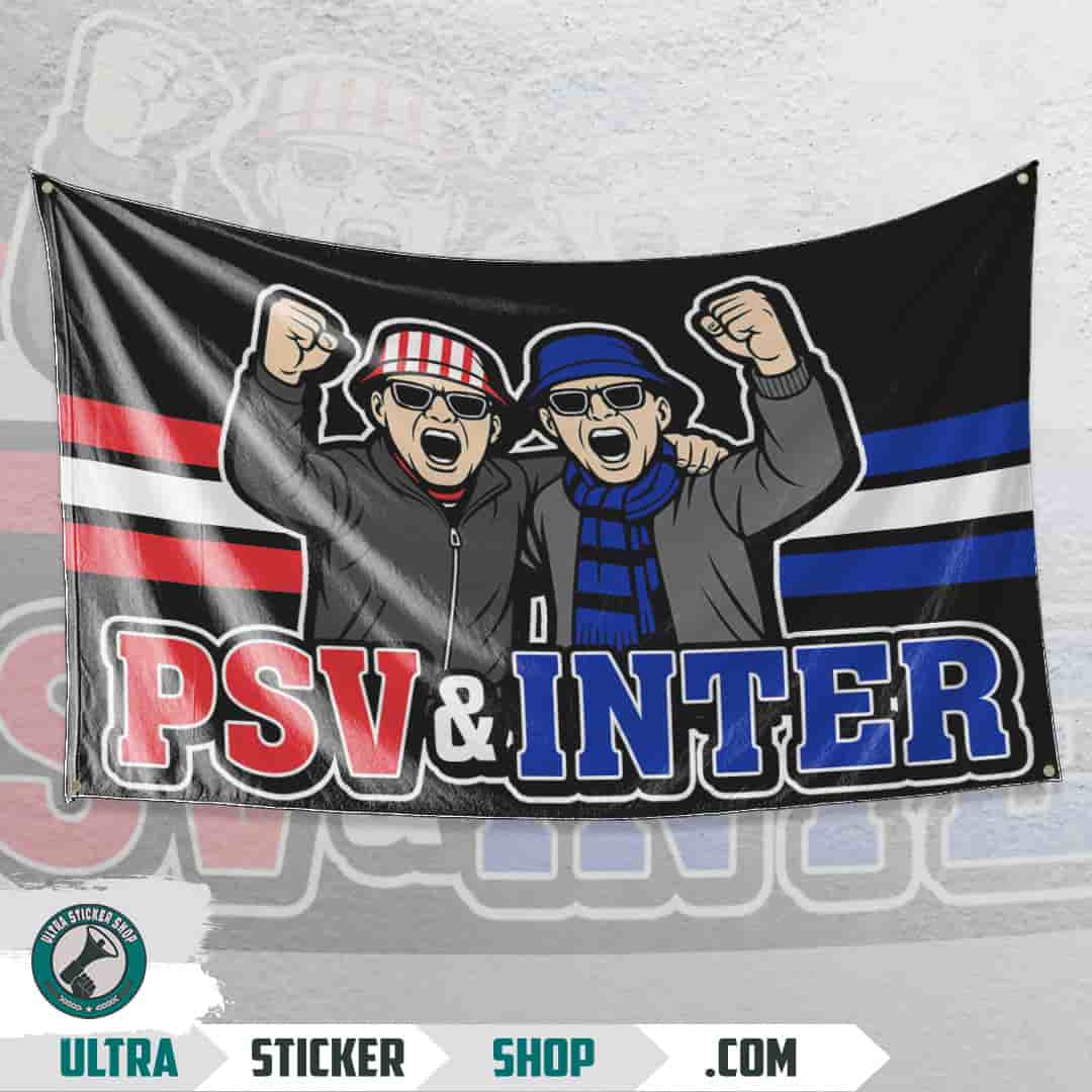 PSV & Inter Flagge