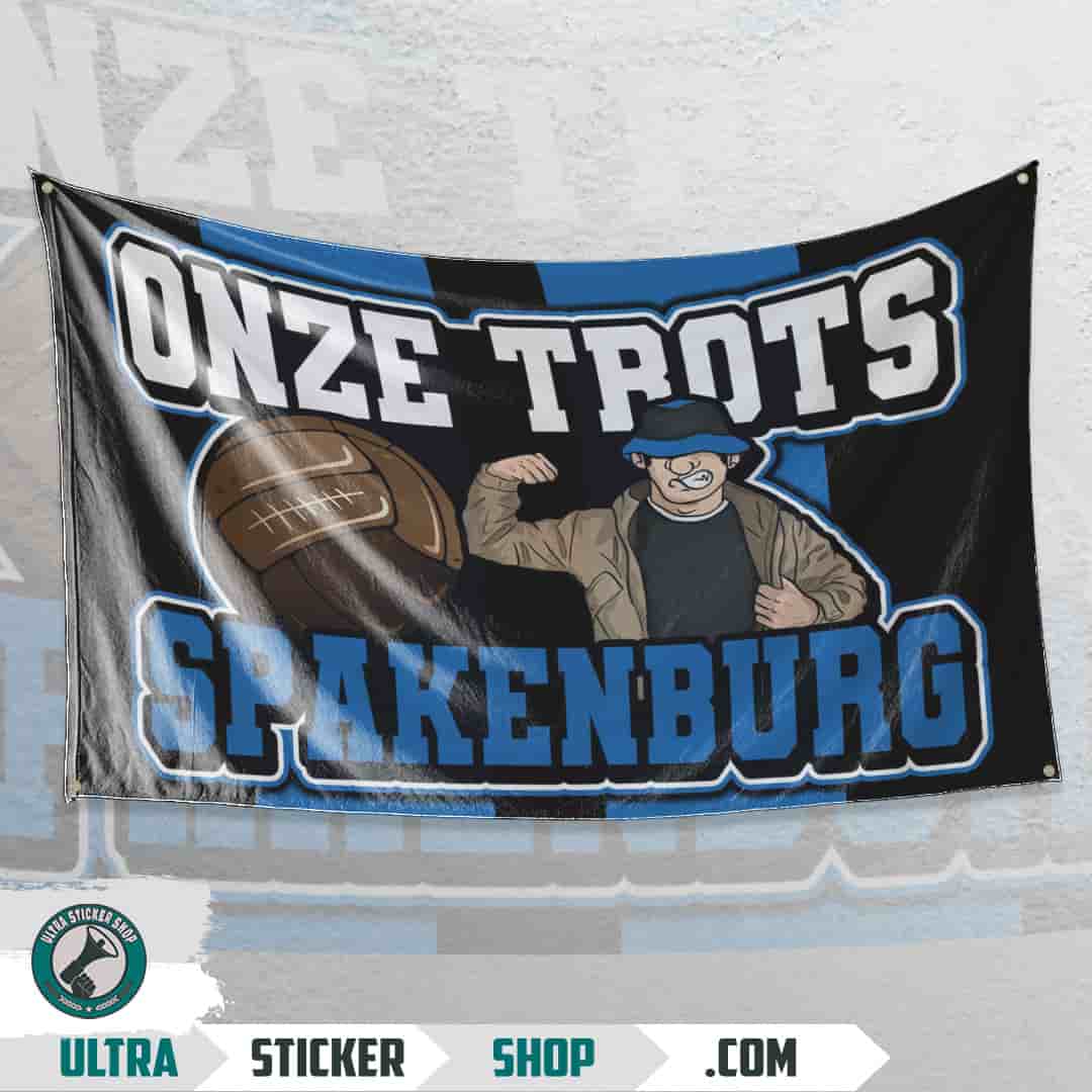 Onze trots Spakenburg Flagg