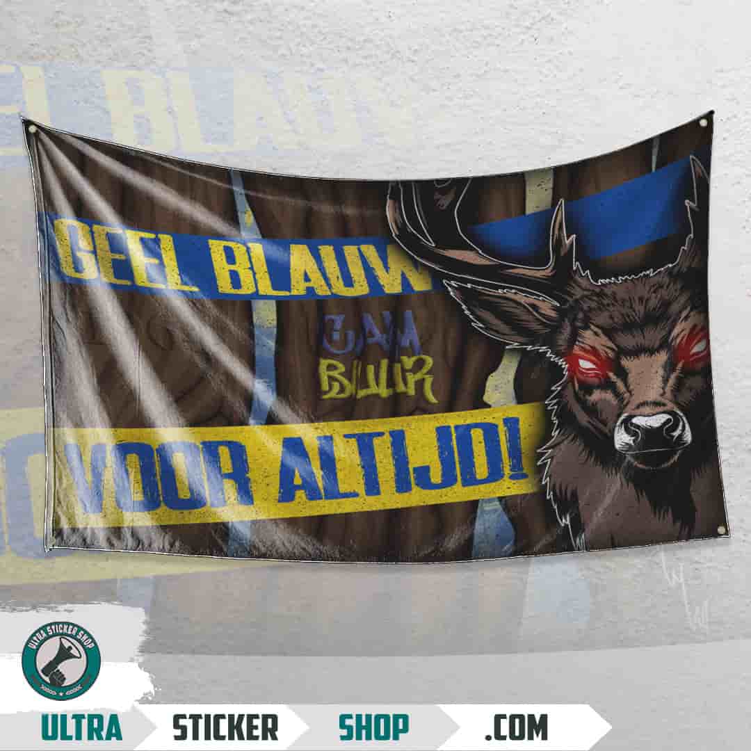 Geel blauw voor altijd Zastava