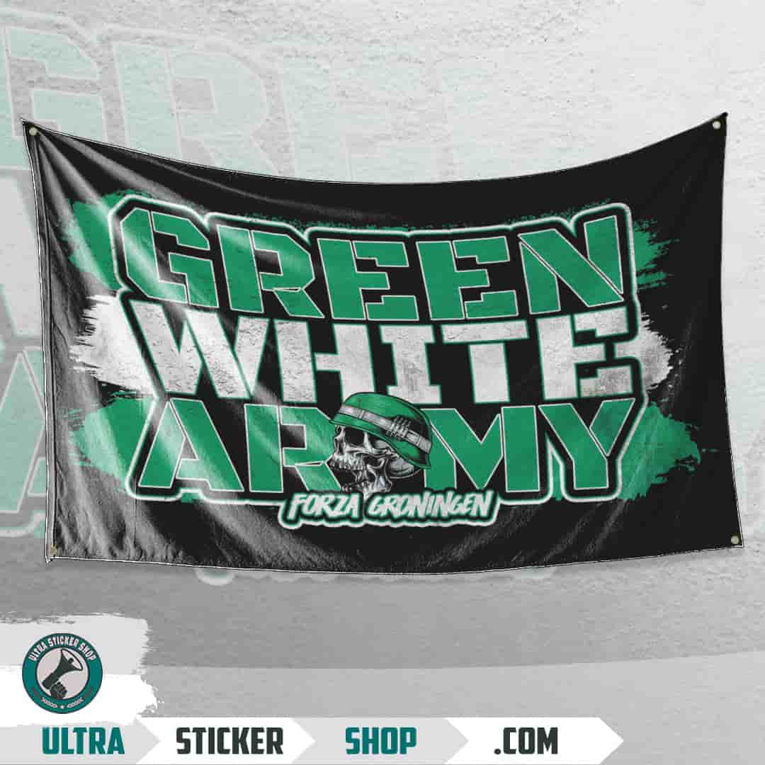 Green white army Vlajka