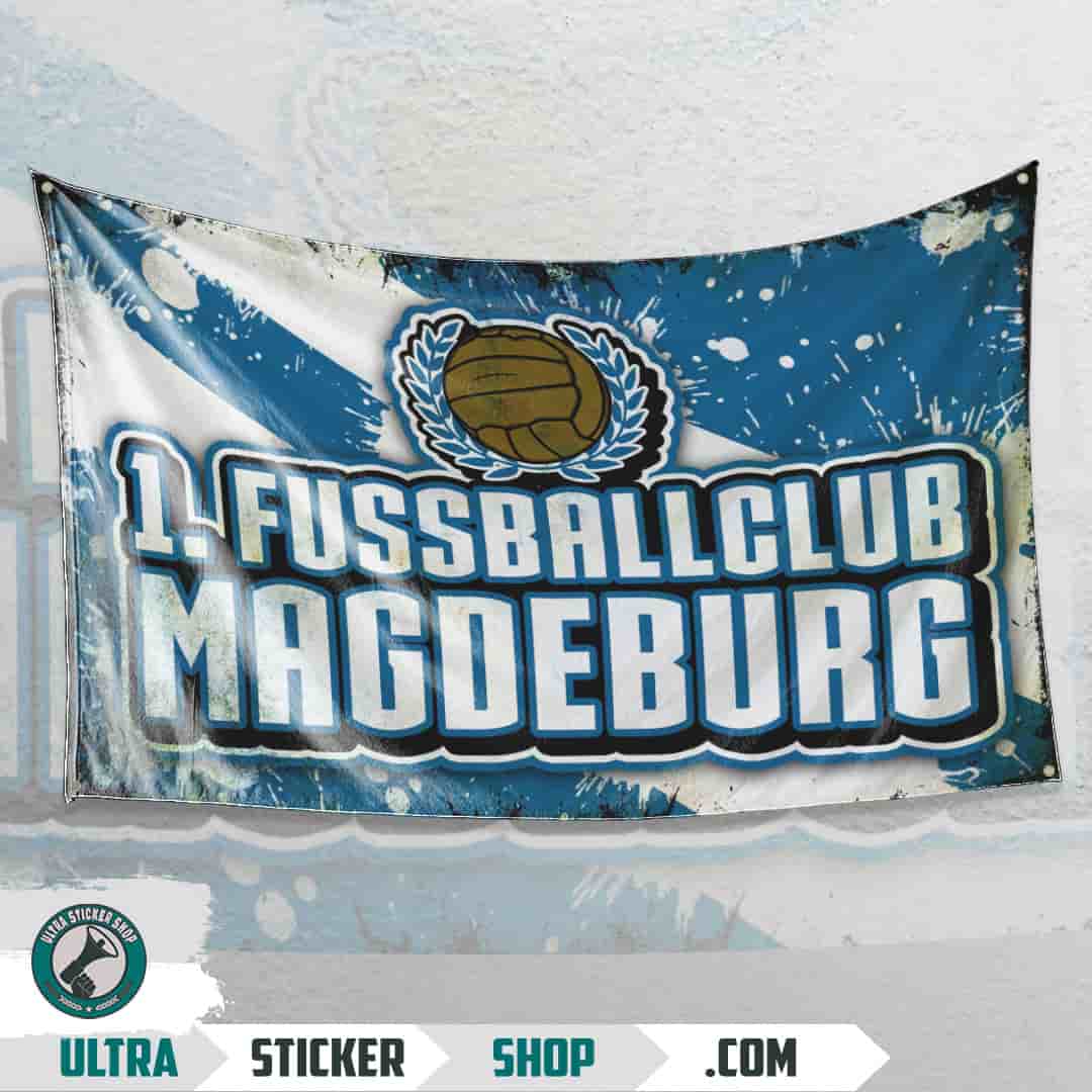 1. Fussbalclub Magdeburg Vlajka