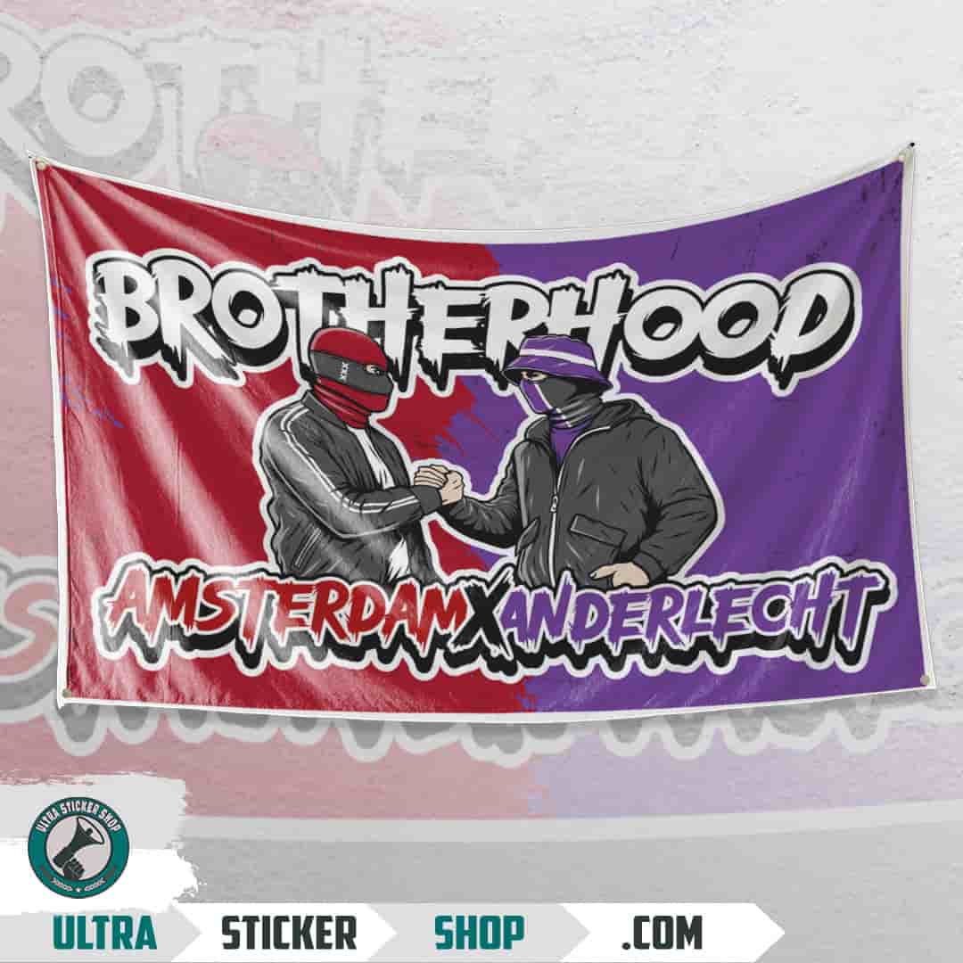 Brotherhood Amsterdam X Anderlecht Zastava