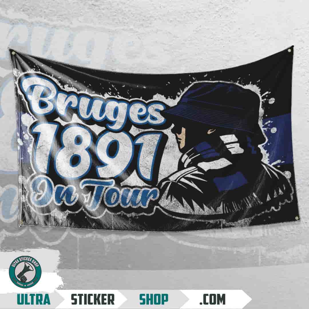 Bruges 1891 on tour Flagge