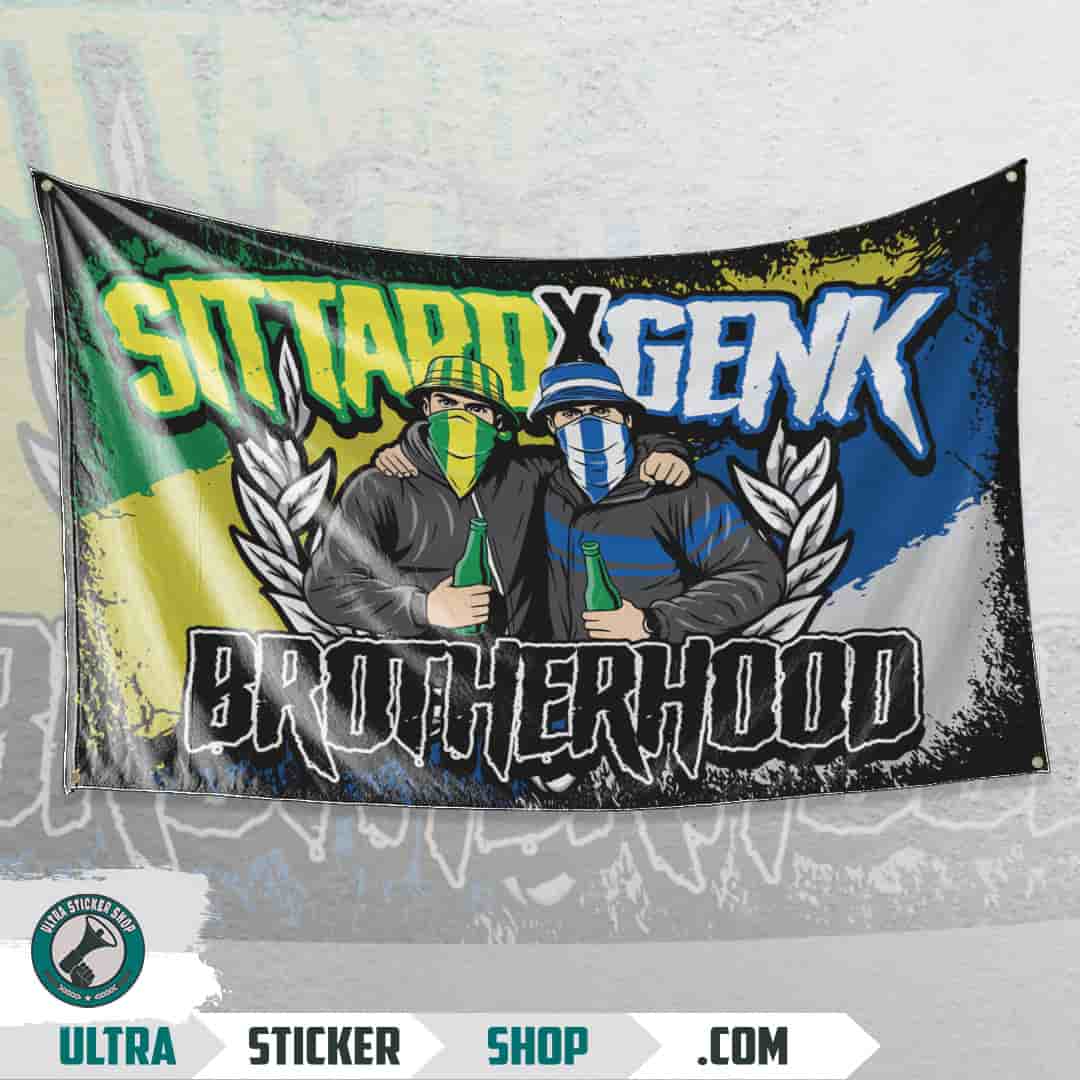 Sittard X Genk Brotherhood Flaga
