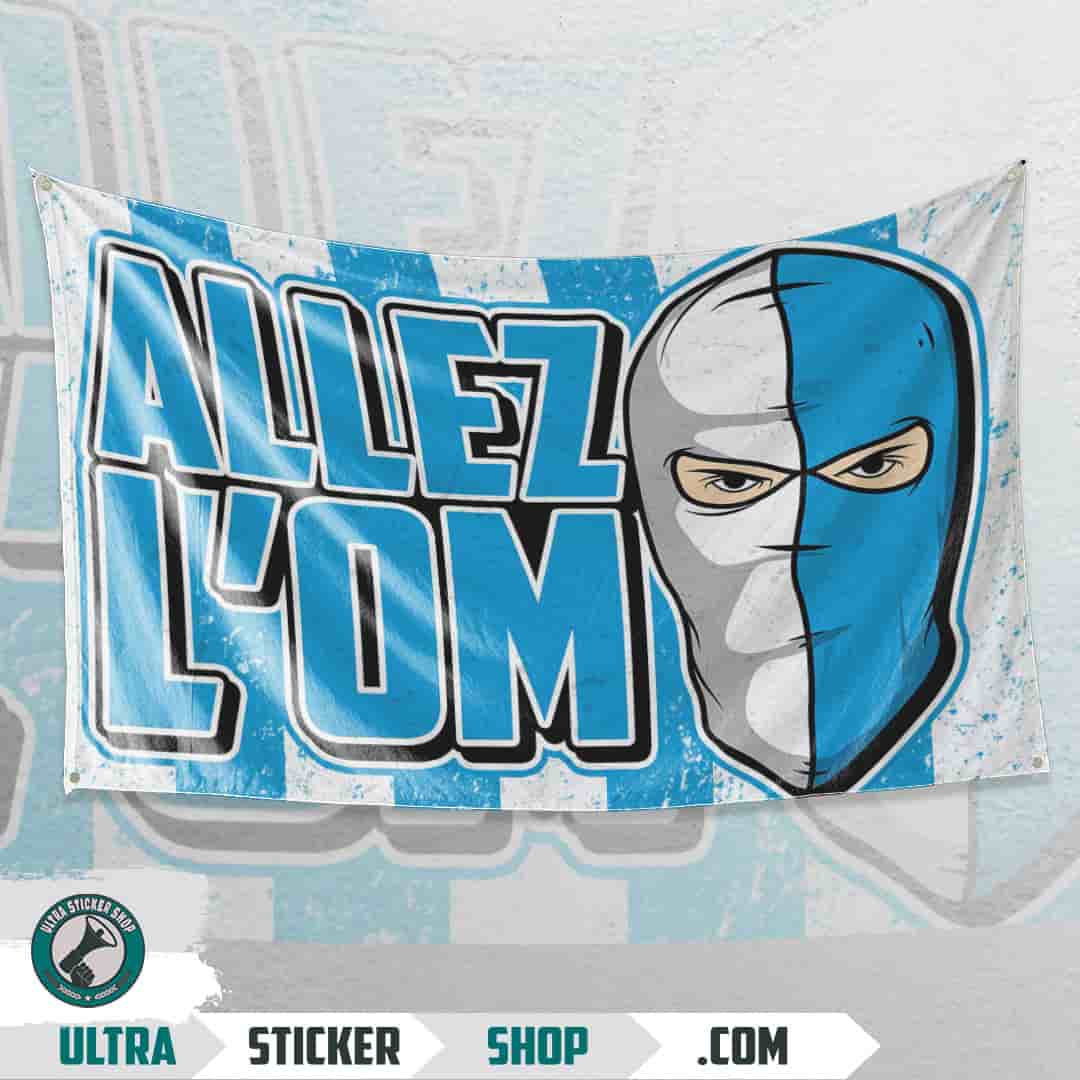 Allez L OM Flagge