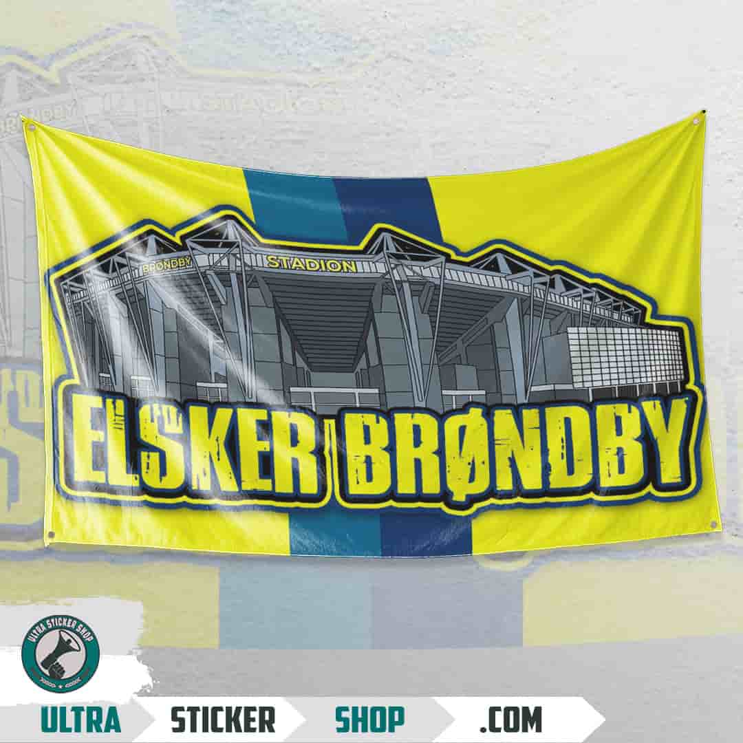 Elsker Brøndby Flagg