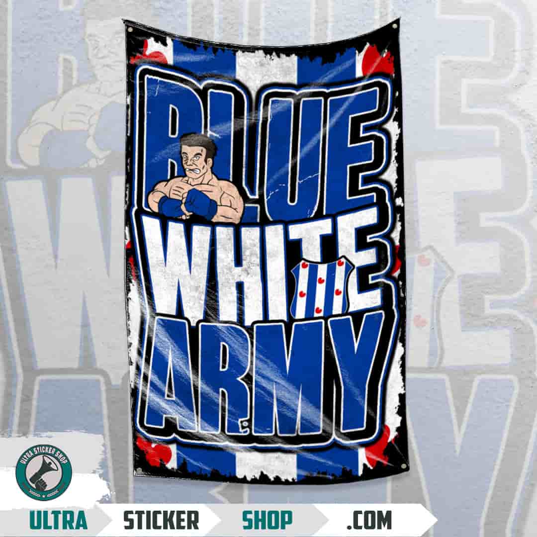 Blue white army Bandiera