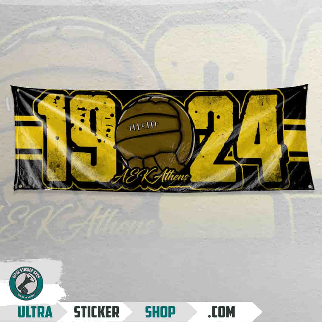AEk Athens 1924 Flagg