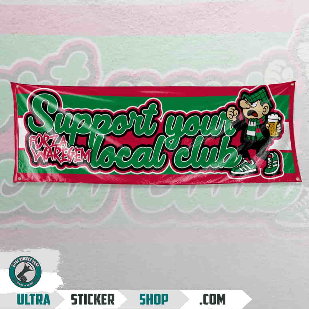 Support your local Forza Waregem Vlag