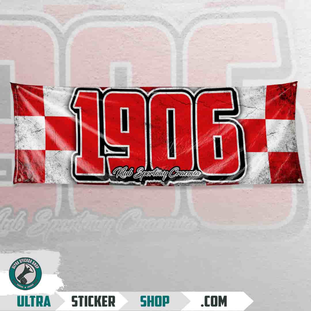 Klub Sporting Cracovia 1906 Flagg