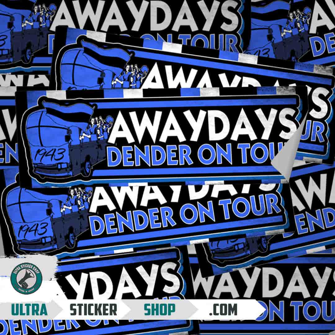 Awaydays Dender on tour Nalepnice