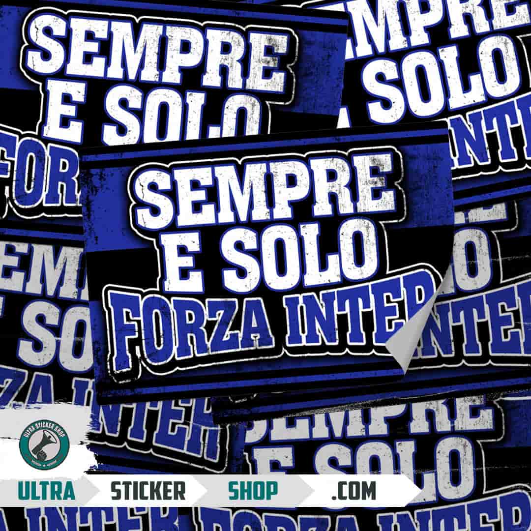 Sempre E Solo Forza Inter Aufkleber