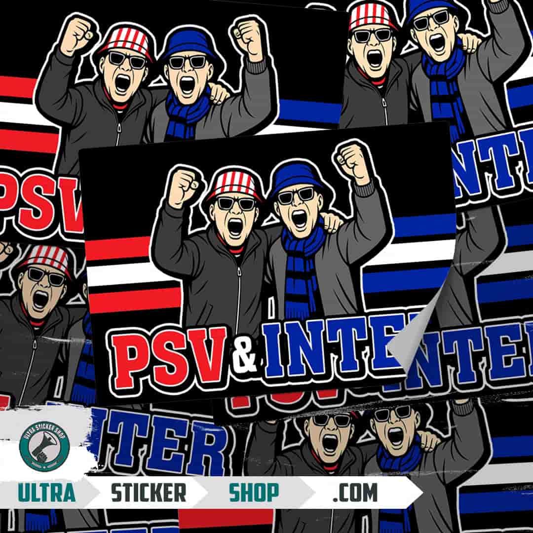PSV & Inter Aufkleber