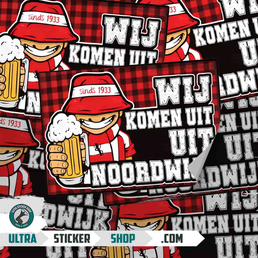 Wij komen uit Noordwijk Aufkleber