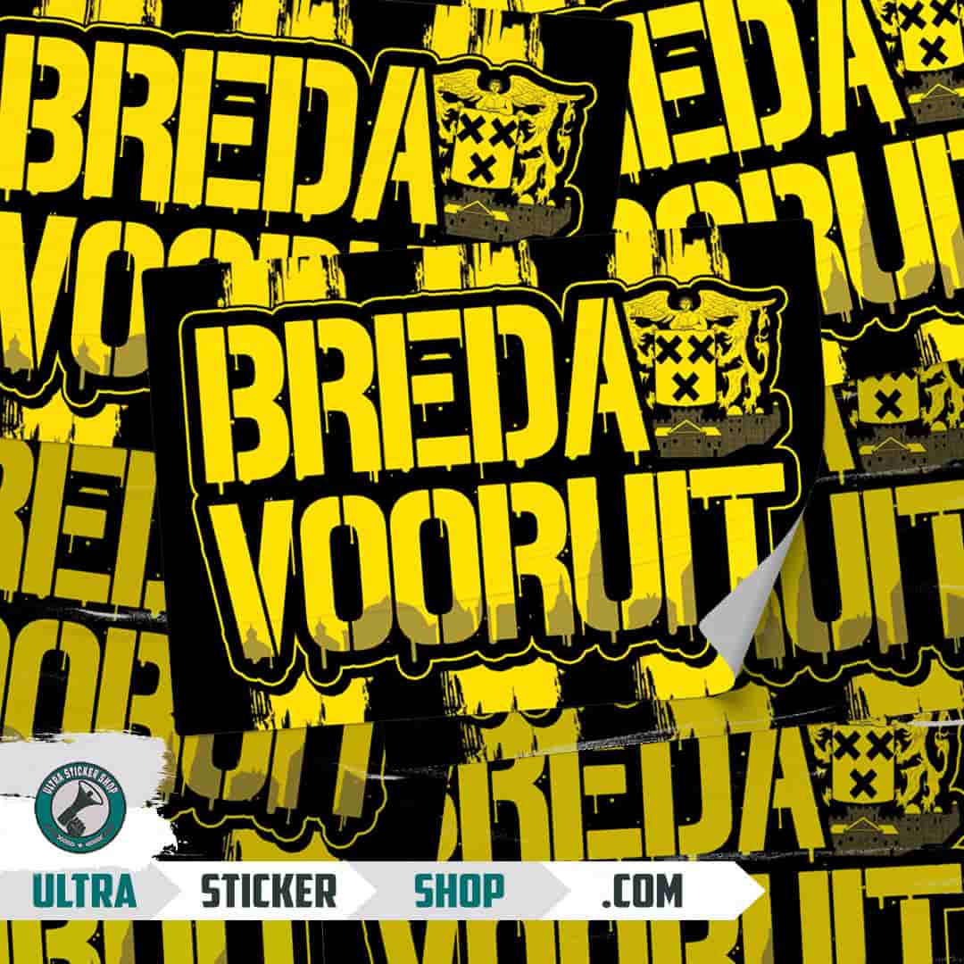Breda vooruit Aufkleber