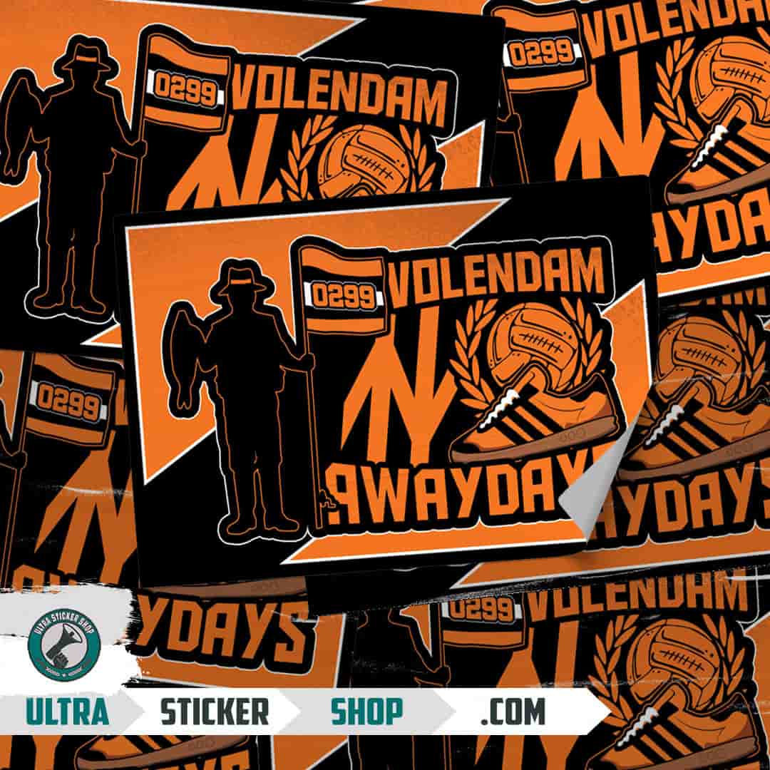 Volendam Awaydays Aufkleber