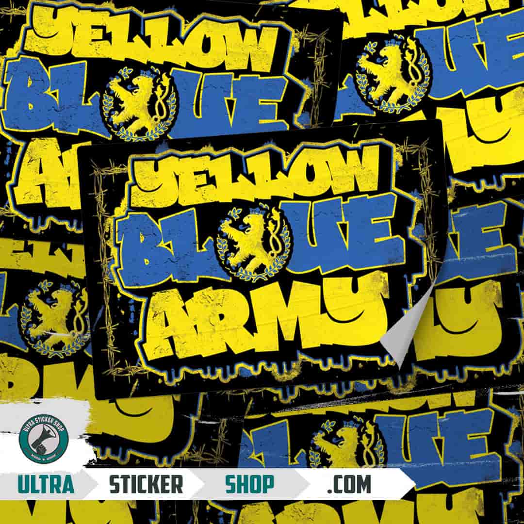 Yellow Blue Army Nalepnice