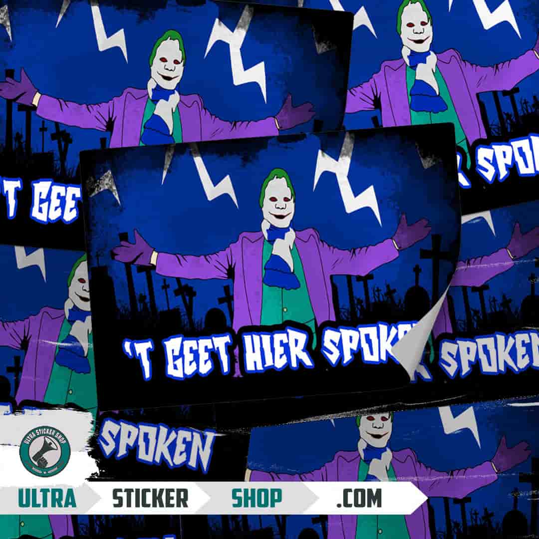't geet hier spoken Adesivos