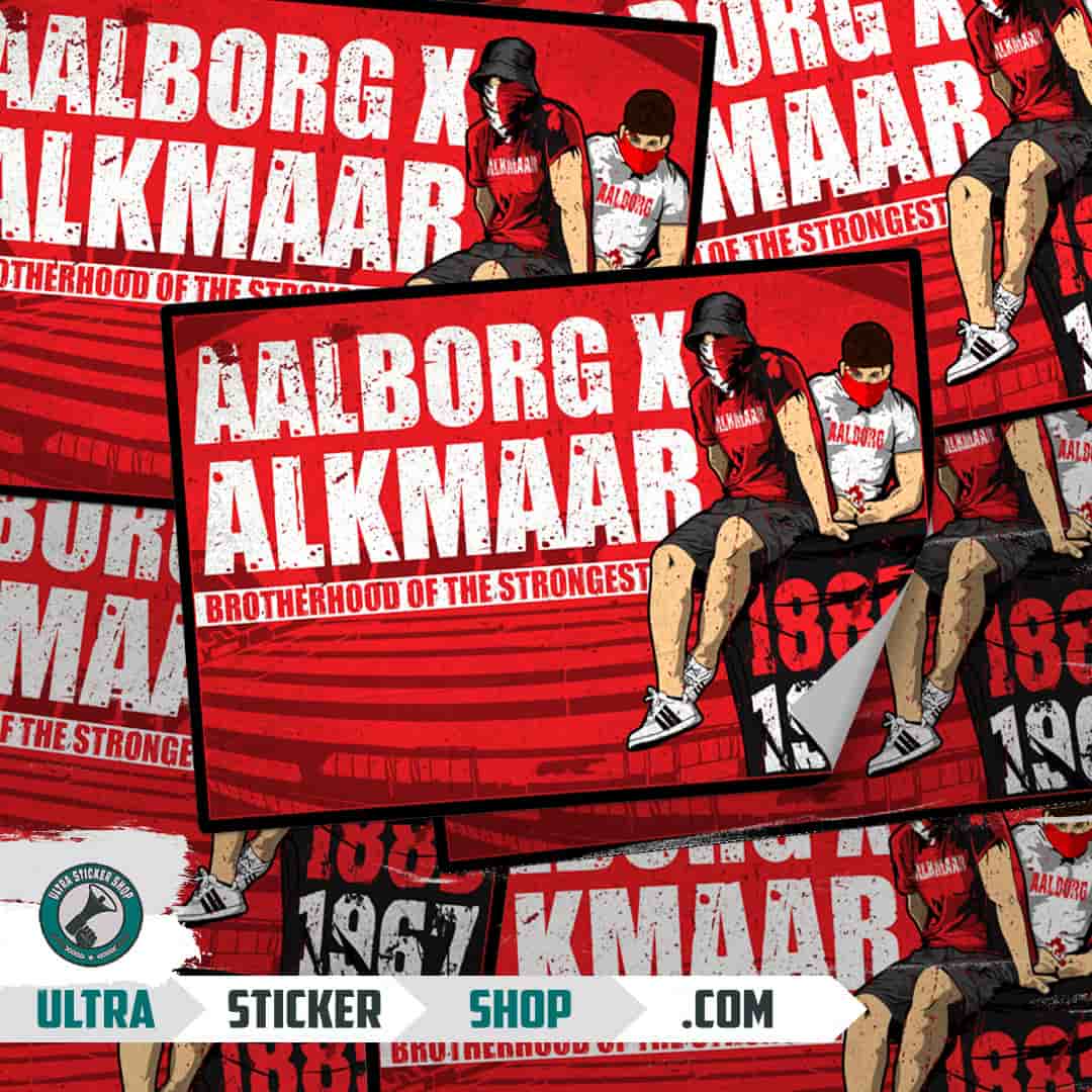 Aalborg X Alkmaar Aufkleber