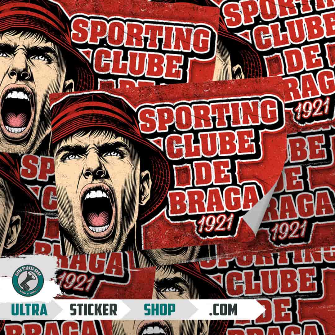Supporting Clube DE Braga Αυτοκόλλητα