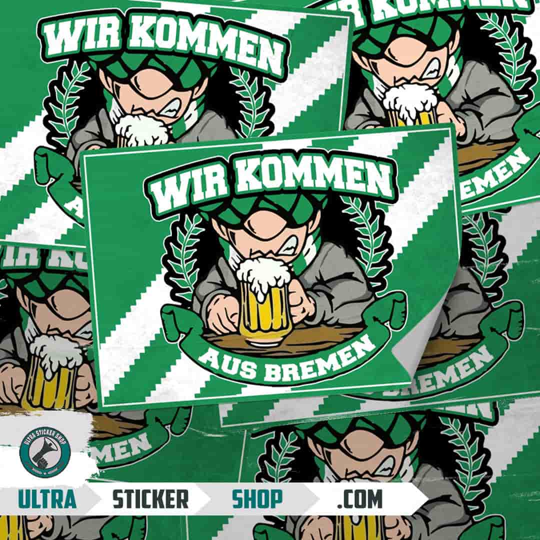 Wir kommen aus Bremen Nálepky