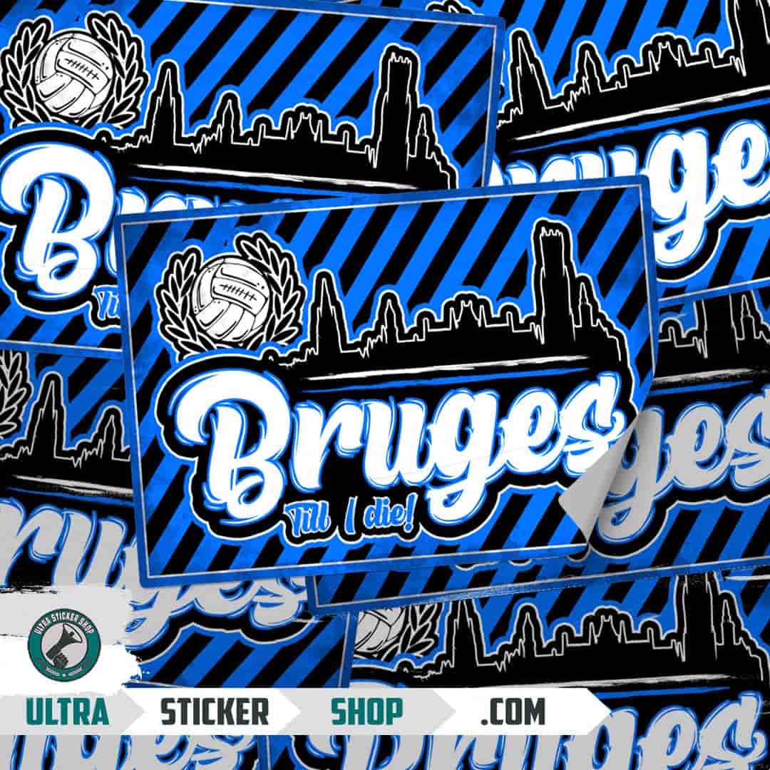 Bruges Till I die Aufkleber
