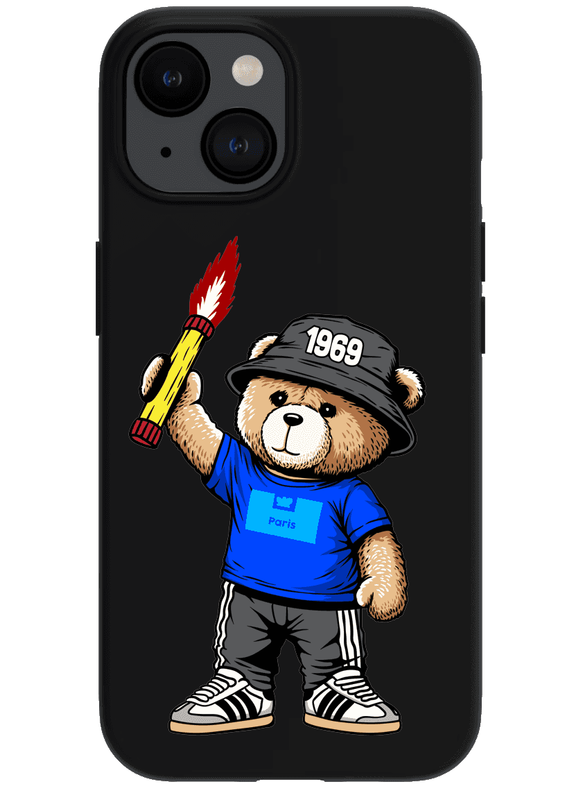 Paris 1969 bear iPhone-Hülle