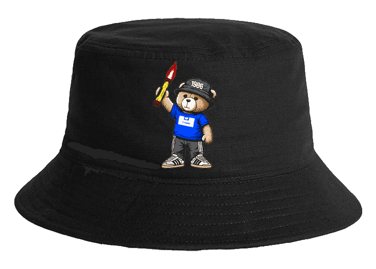 Troyes 1986 bear Bucket Hat