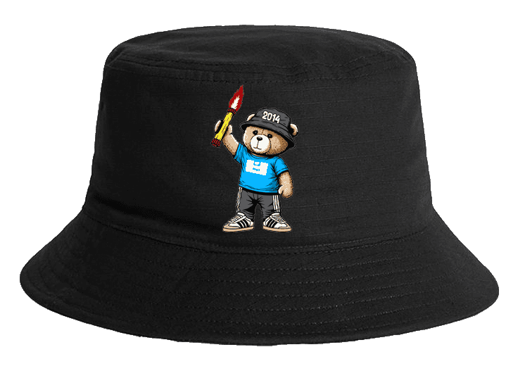 Riga 2014 bear Bucket Hat