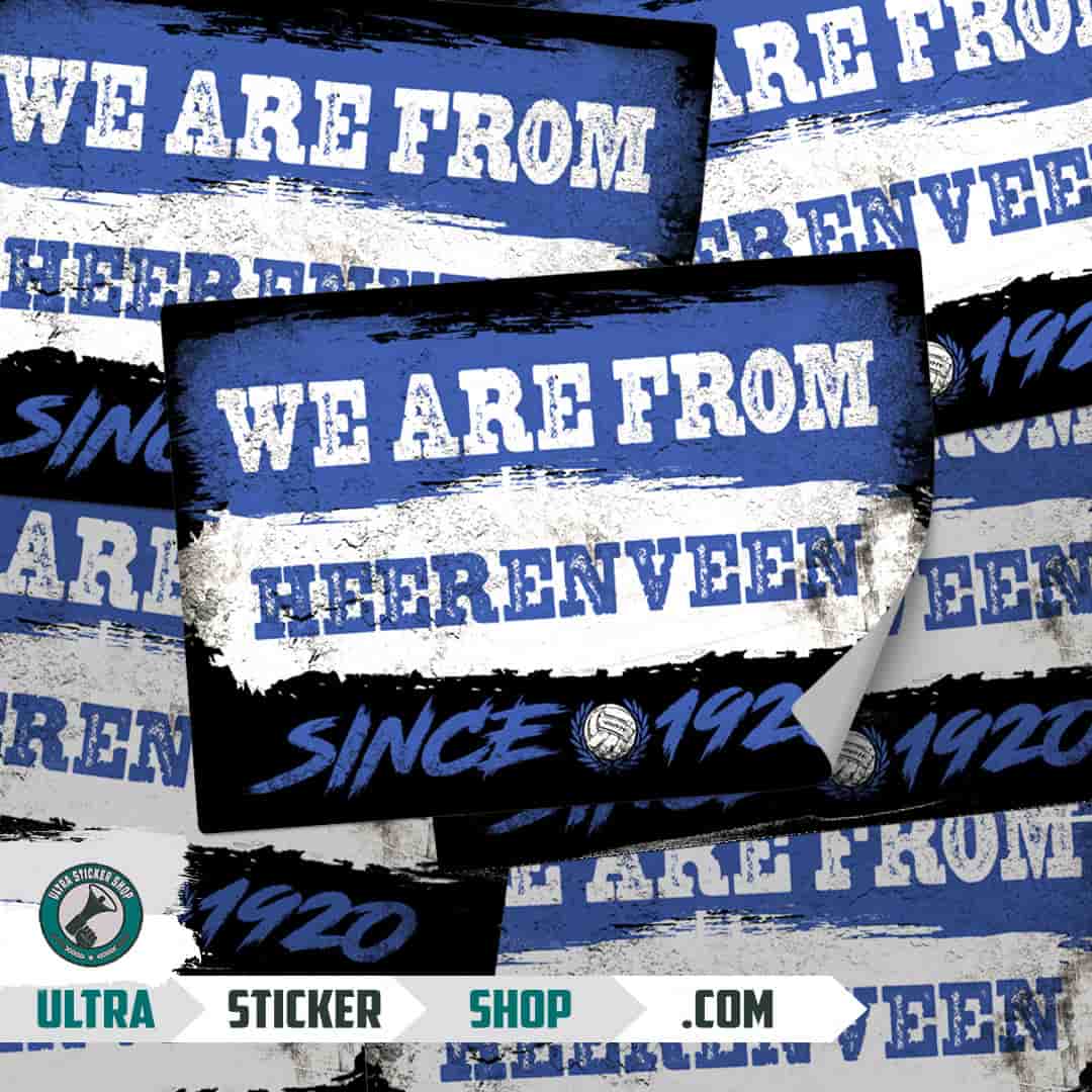 We are from Heerenveen since 1920 Adesivi