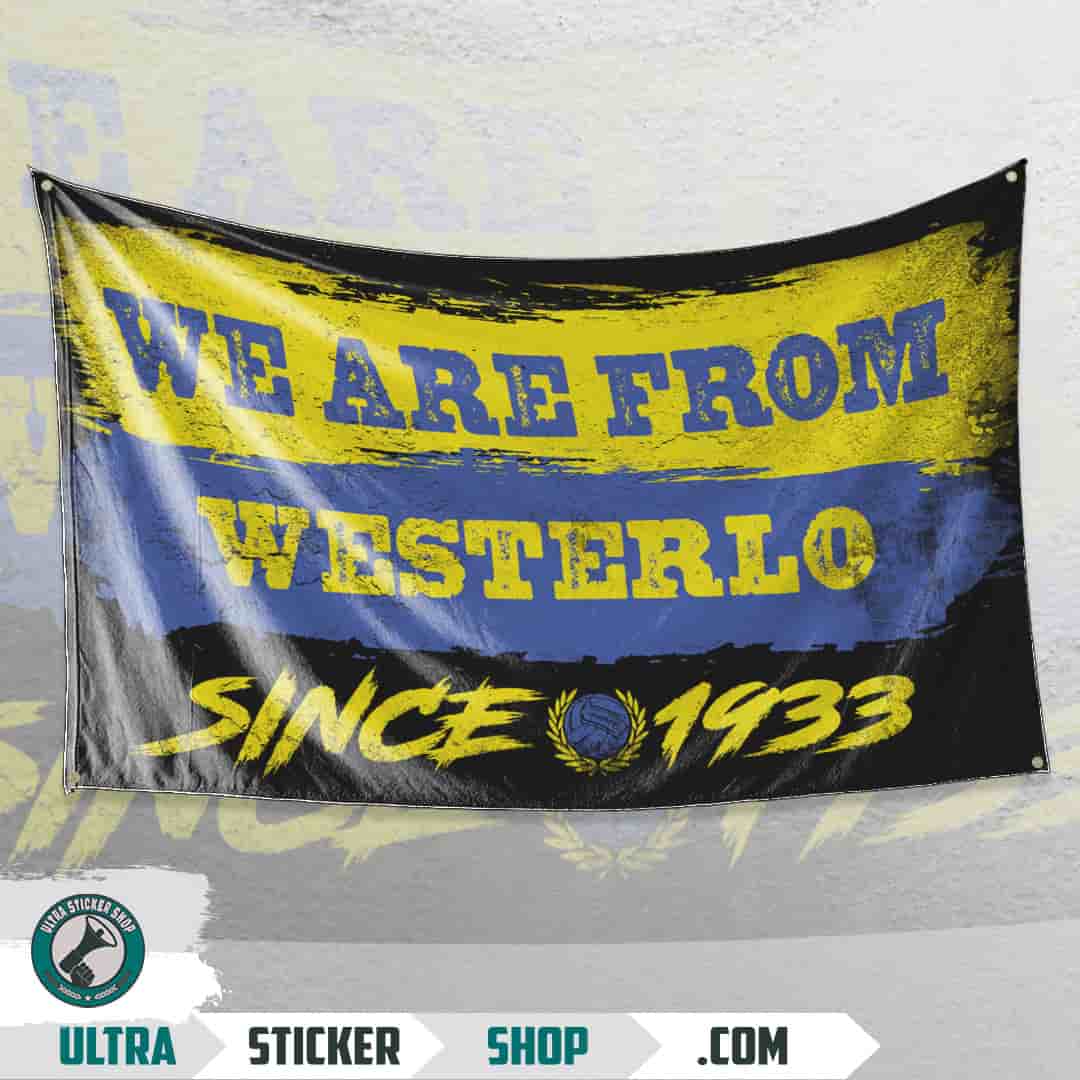 We are from Westerlo since 1933 Flagge