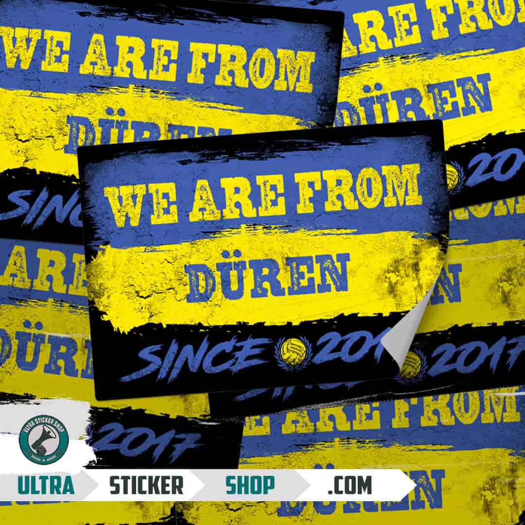 We are from Düren since 2017 Nalepnice