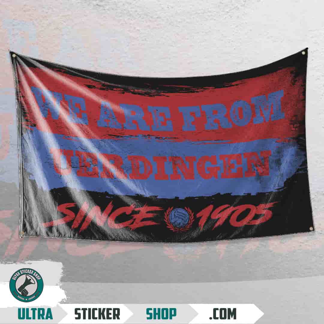 We are from Uerdingen since 1905 Bandera