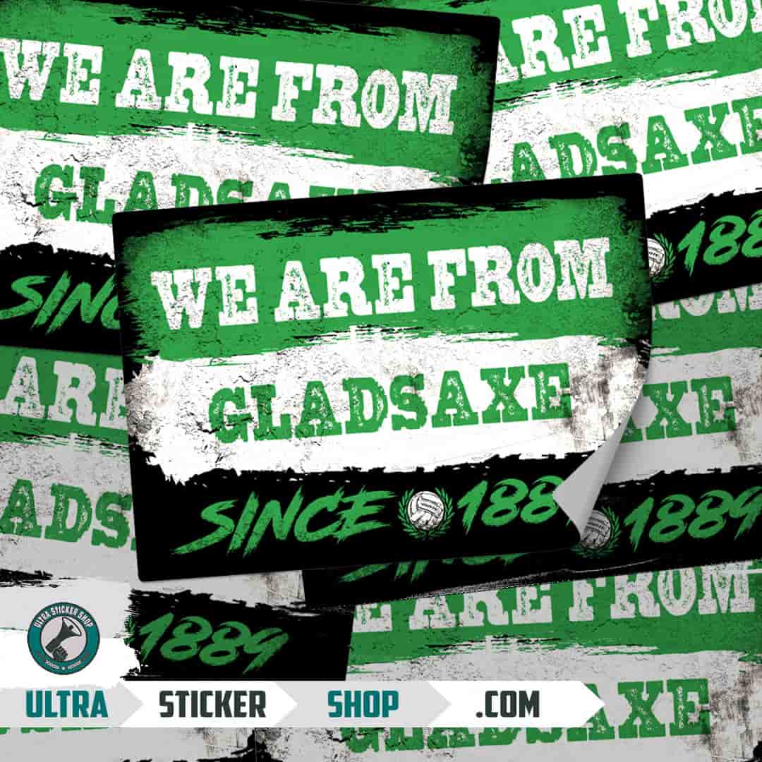 We are from Gladsaxe since 1889 Nalepnice