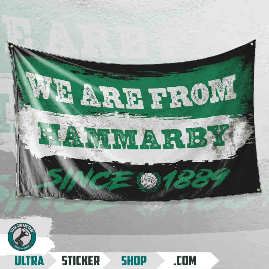 We are from Hammarby since 1889 Zastava