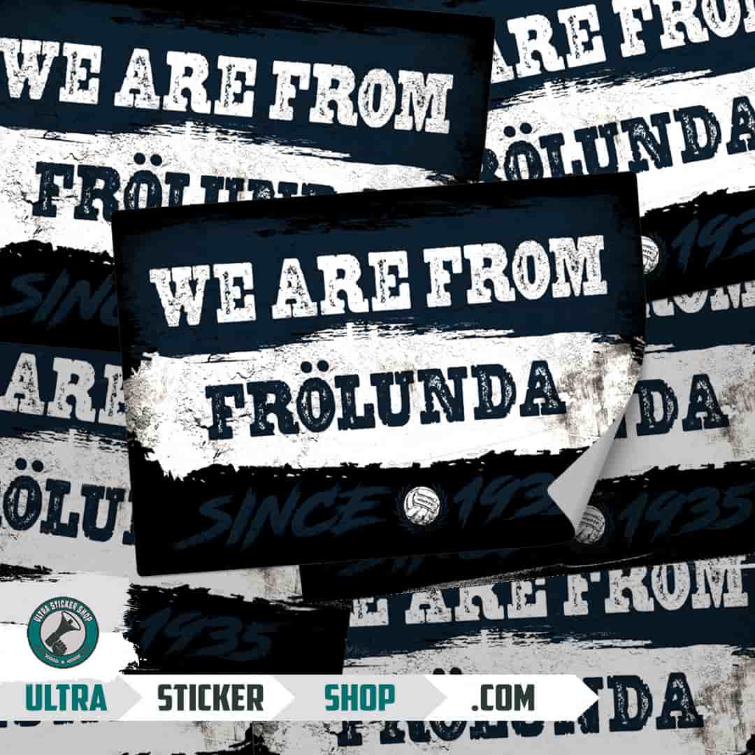 We are from Frölunda since 1935 Nalepnice