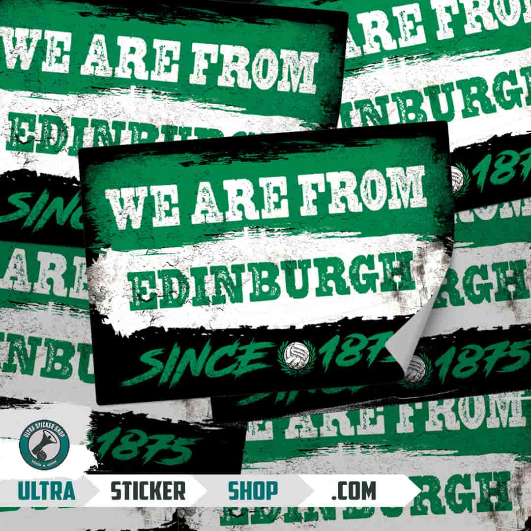 We are from Edinburgh since 1875 Aufkleber