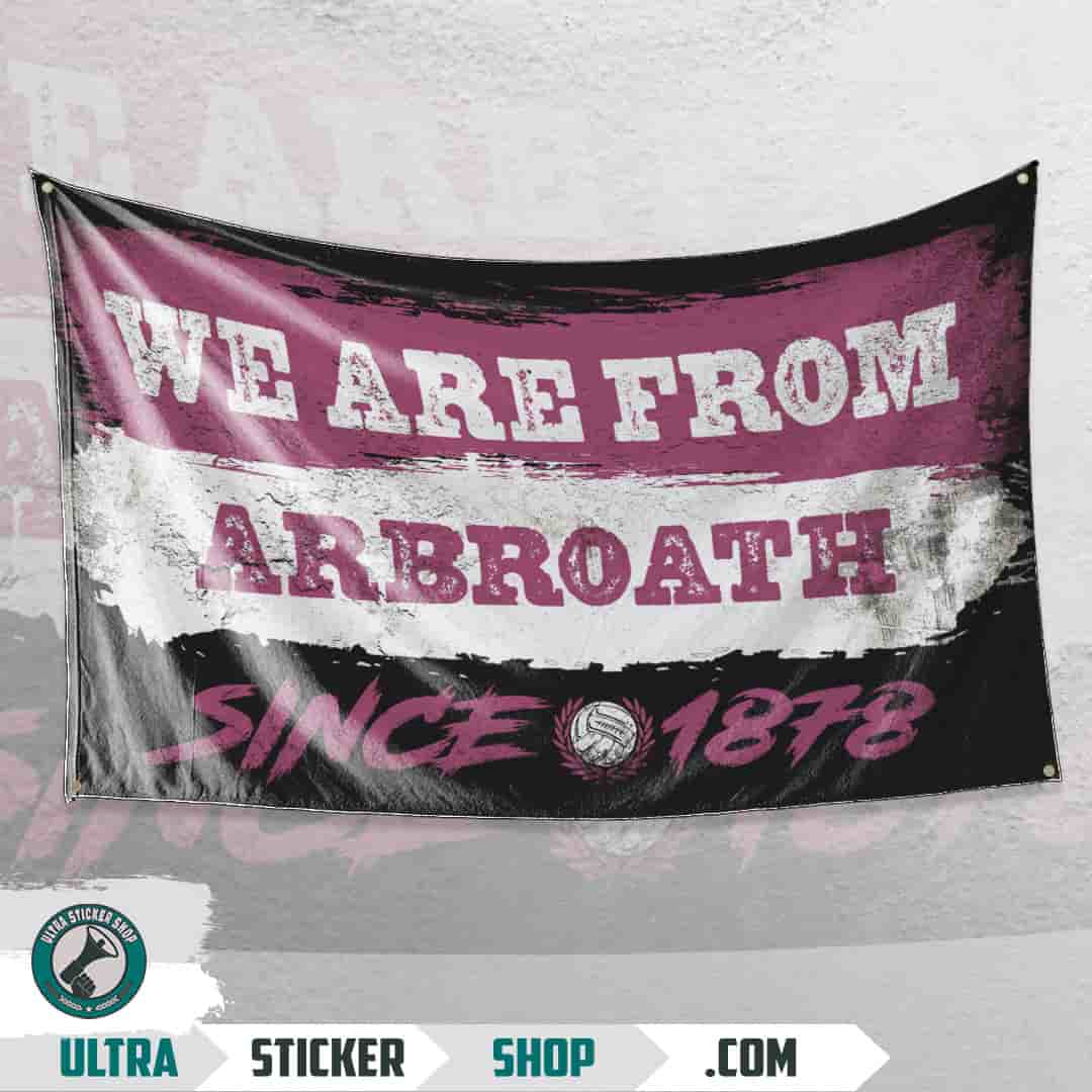 We are from Arbroath since 1878 Zastava