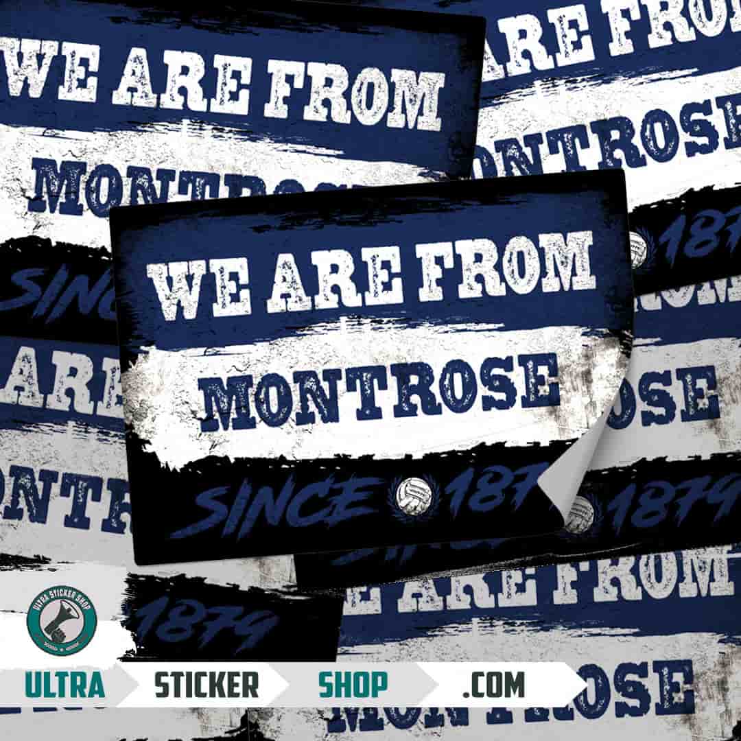 We are from Montrose since 1879 Aufkleber