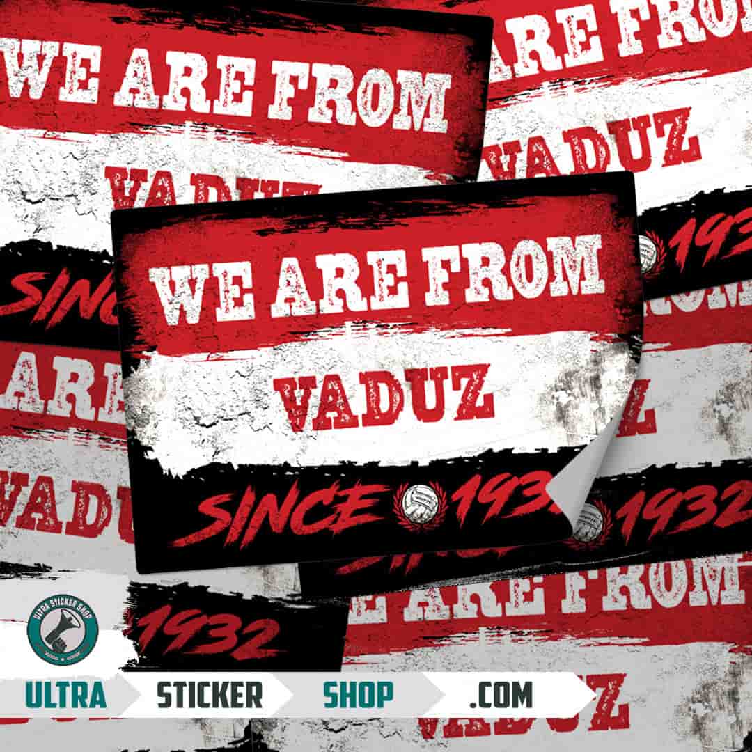 We are from Vaduz since 1932 Nalepnice