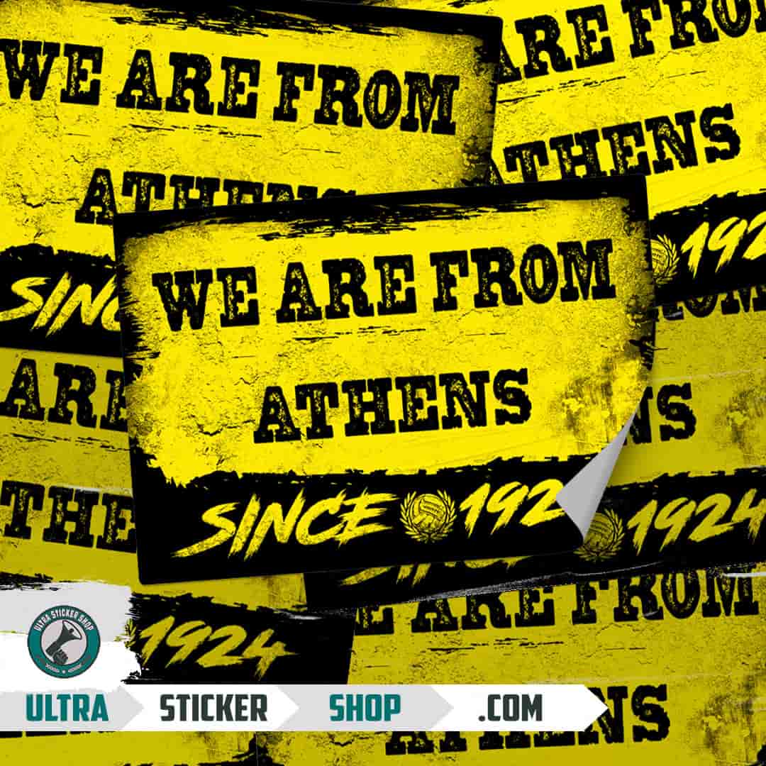 We are from Athens since 1924 Aufkleber