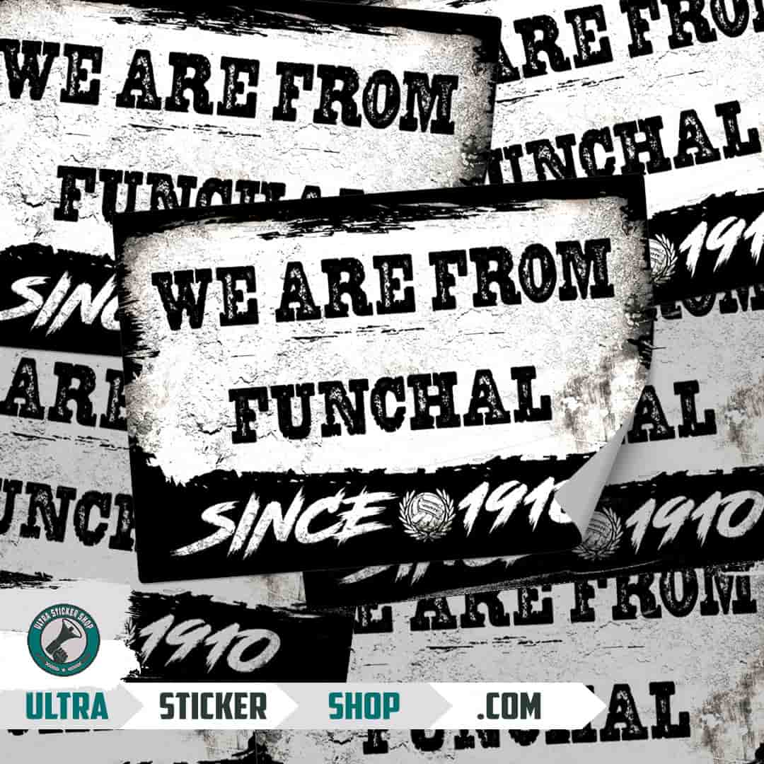We are from Funchal since 1910 Aufkleber