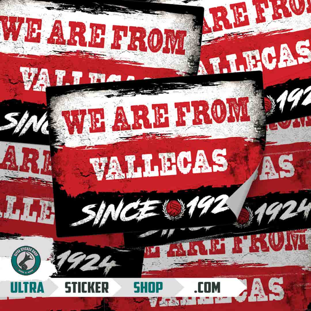 We are from Vallecas since 1924 Naljepnice