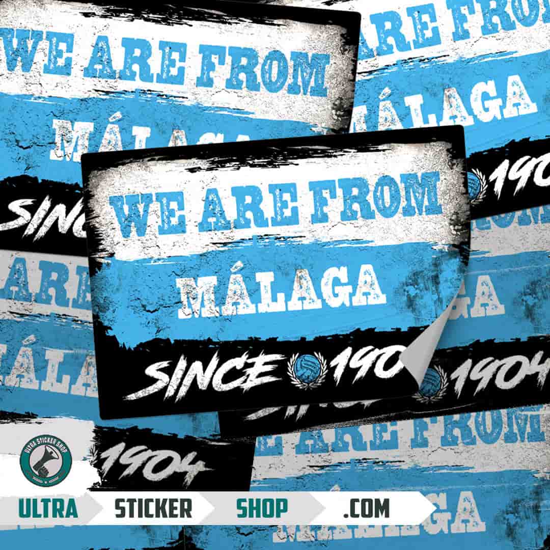 We are from Málaga since 1904 Naljepnice