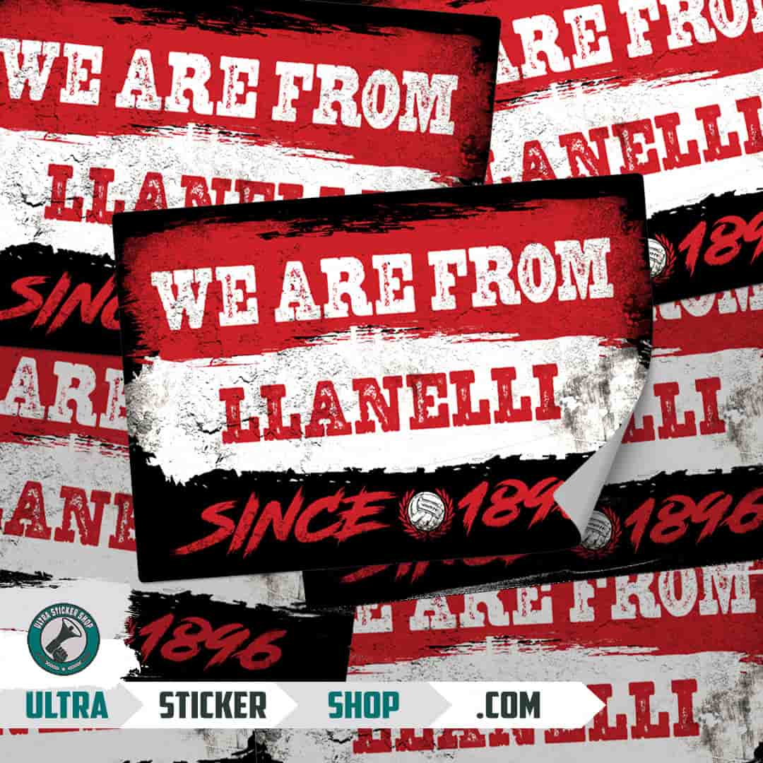 We are from Llanelli since 1896 Klistermärken