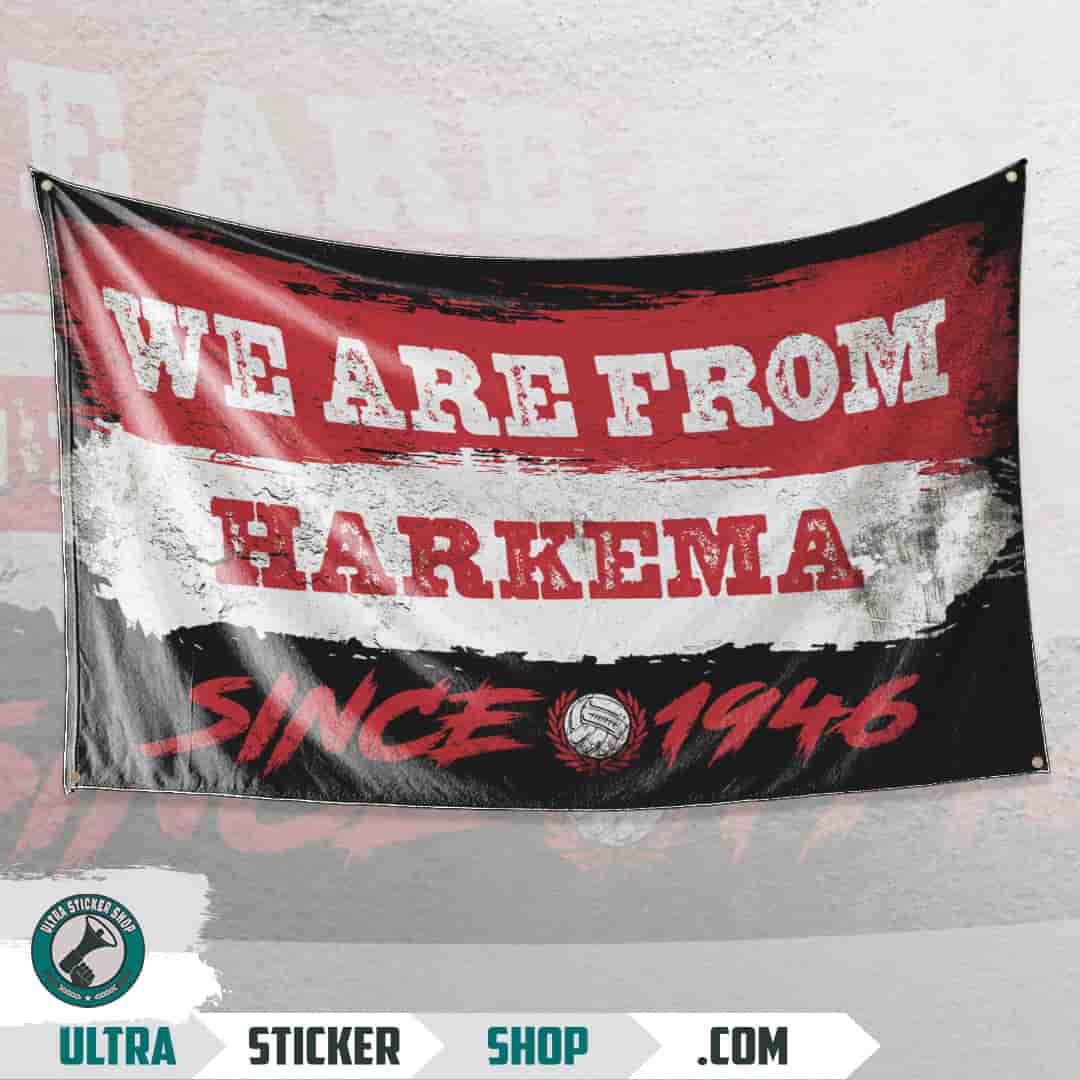 We are from Harkema since 1946 Flag